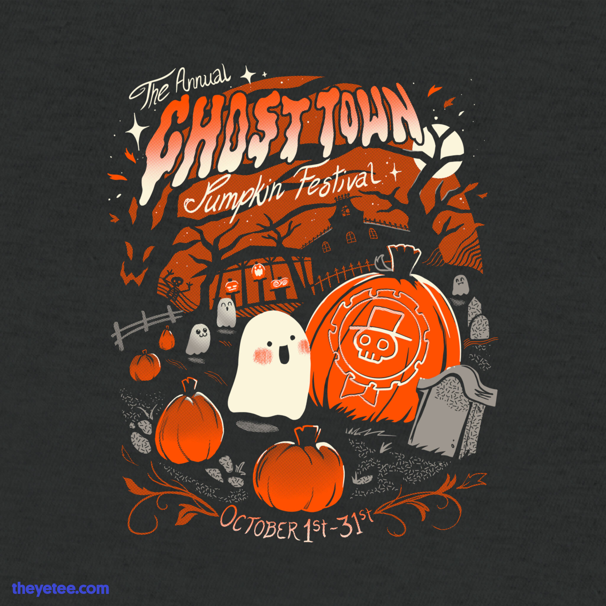Ghost Town Pumpkin Festival T-Shirt