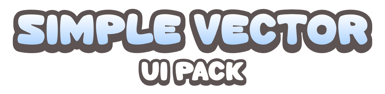 Simple Vector UI Pack preview