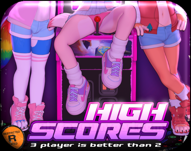 Cover image for High Scores Comic (Low-res, web version, watermarked)