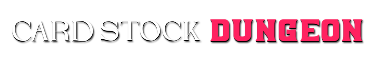 Card Stock DUNGEON: Ruleset