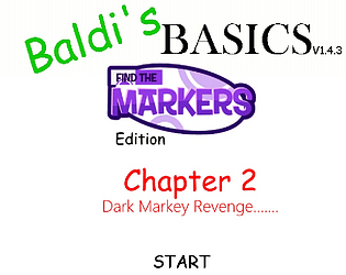 Baldi basics Find The Marker Edition Chapter 2 But Baldi The amalgamated laboratory with mod menu