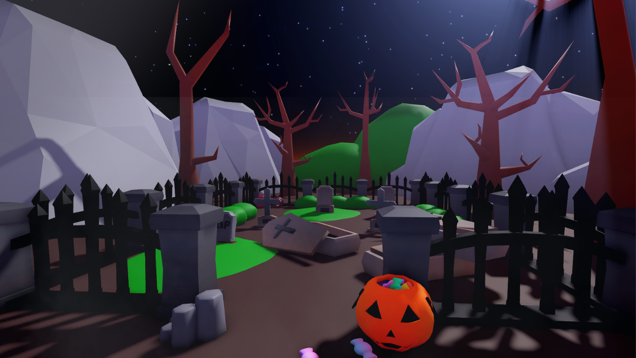 Lowpoly Mini Halloween Asset Pack 🎃