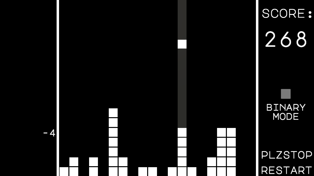 1 Block Tetris