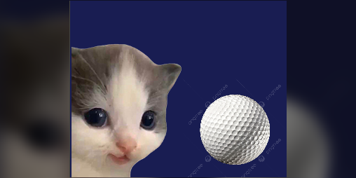 Cover image for Golfing with a Dynamite Kitten