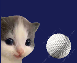 Cover image for Golfing with a Dynamite Kitten