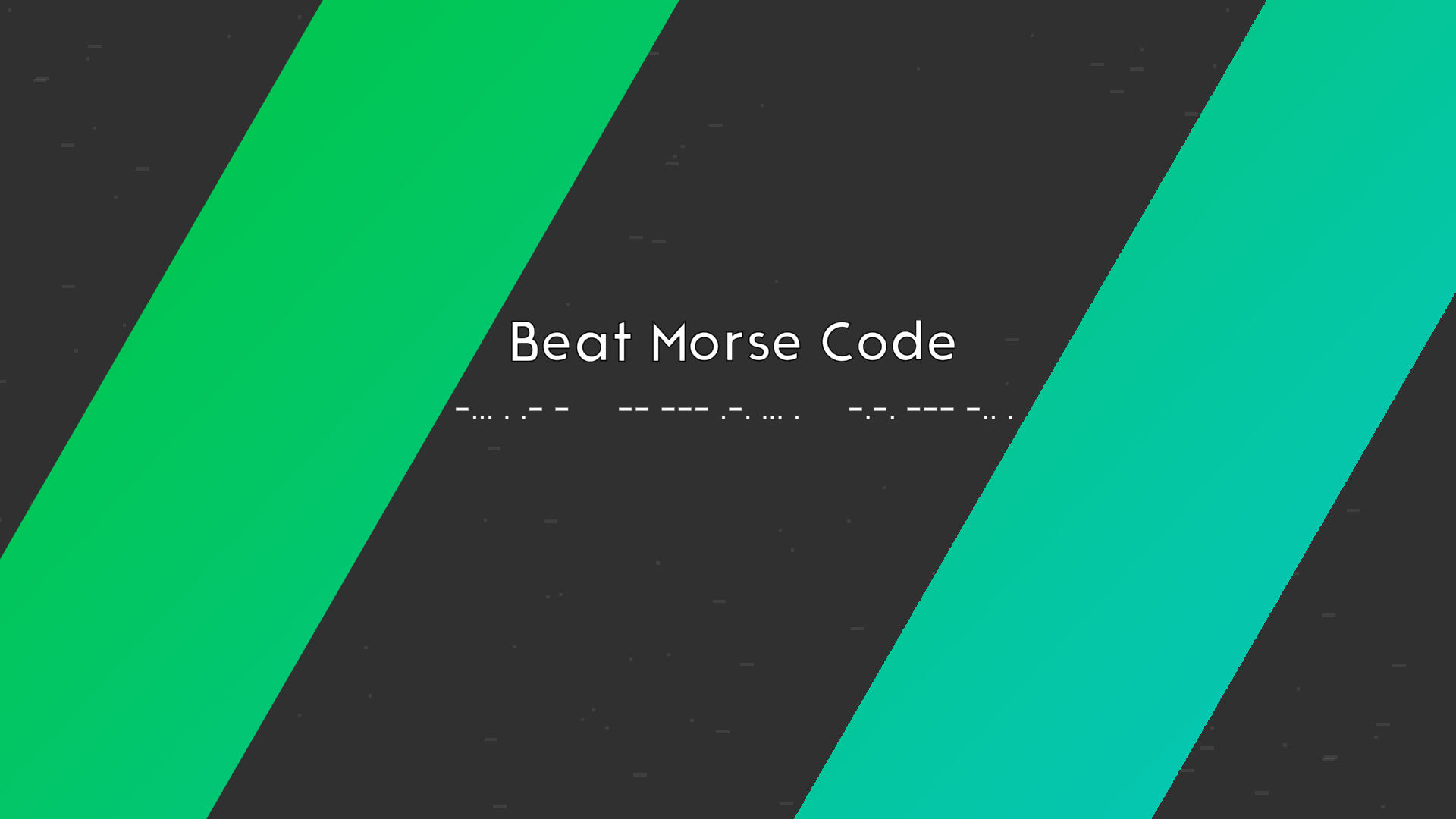 beat-morse-code-by-luka-kldiashili