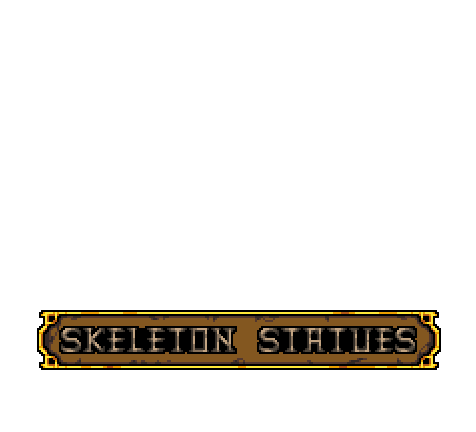 Unique Fantasy Skeleton Statues