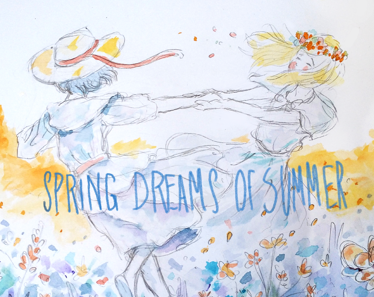 Spring Art Jam Spring Dreams of Summer - For Impressions Composing Jam by hyperbolero