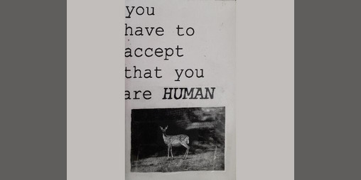 Cover image for you have to accept that you are HUMAN