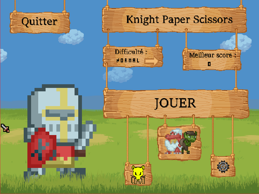 Knight Paper Scissors