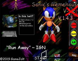 Sonic's Memehouse But Garret's funny animal game with mod menu Hard Version ingnore bully