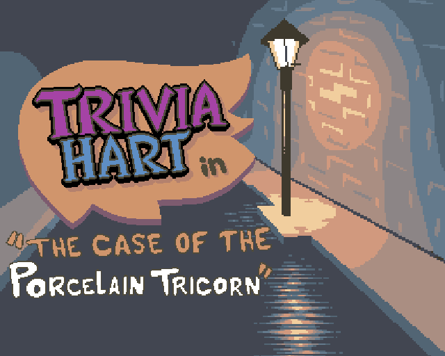 Cover image for Trivia Hart in "The Case of the Porcelain Tricorn"