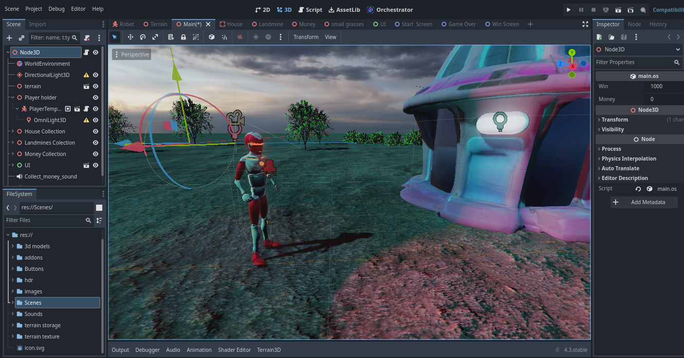 3d Open World Game Template for Godot 4.3