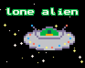 Cover image for lone alien 👽