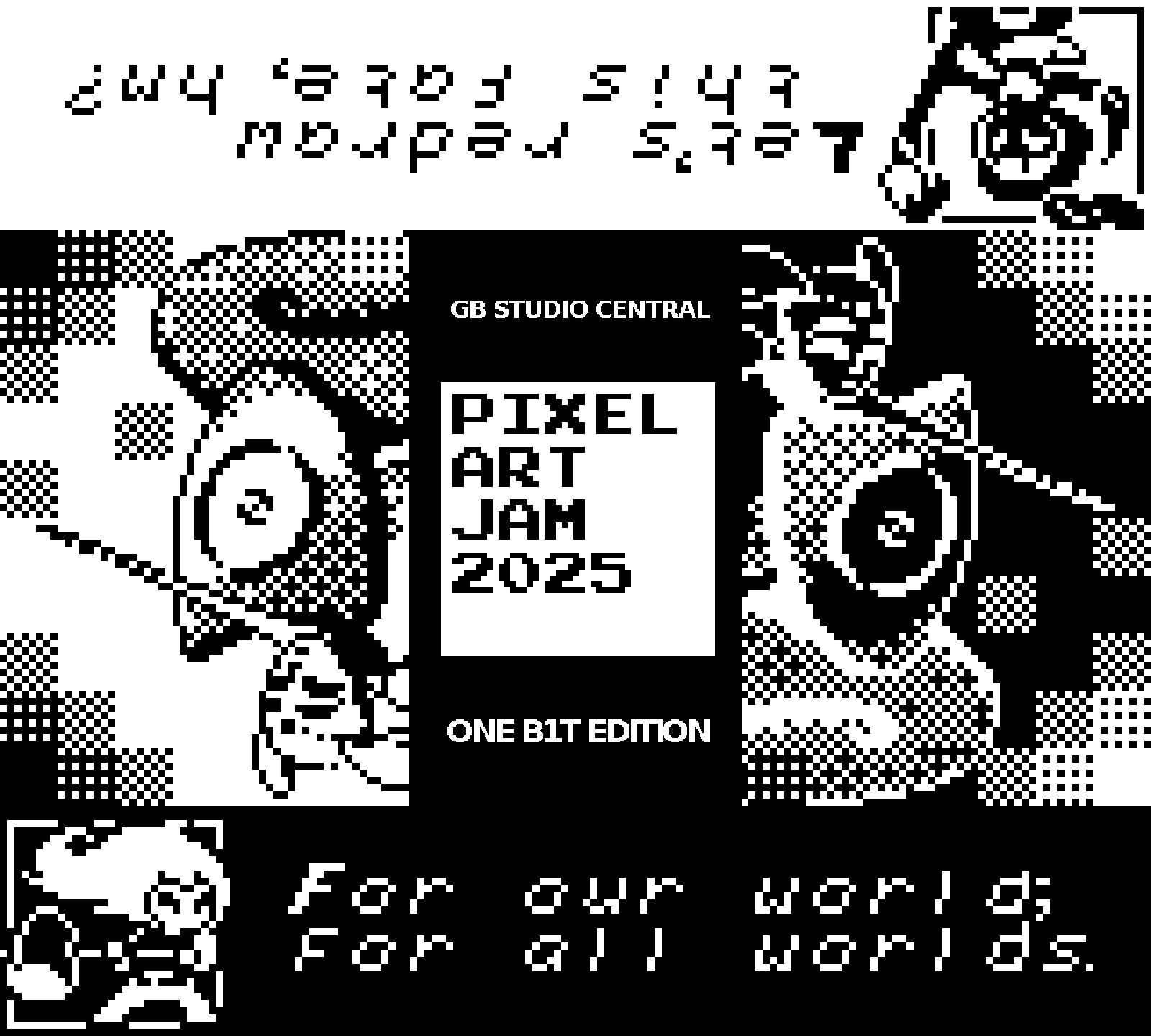 Fate's Thread (GB Pixel Art Jam 2025) by Amos