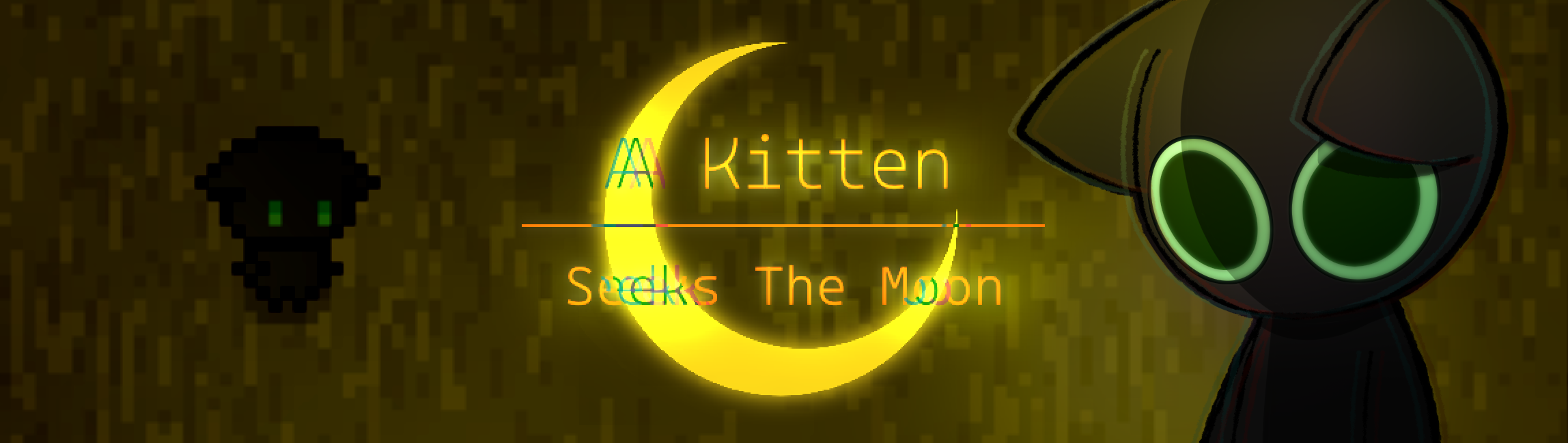 A Kitten Seeks the Moon
