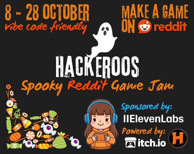 Play Hackeroos Spooky Reddit Game Jam - Recommended Game