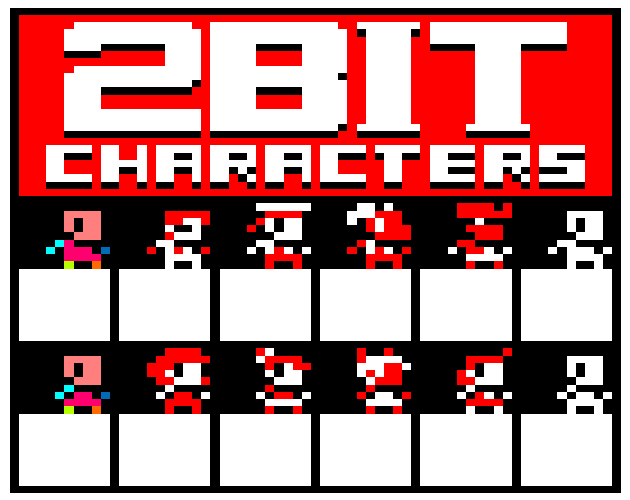 2BIT Characters Animation Pack by Gabopixelado