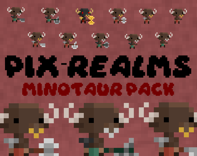 Pix-Realms - Minotaur Pack