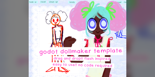 Cover image for Godot Dollmaker Template