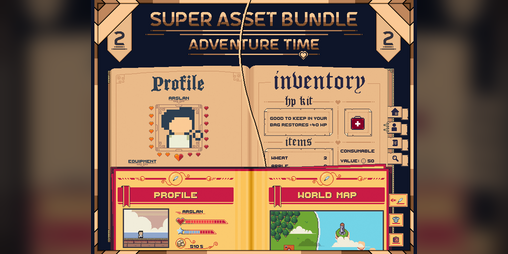Super Asset Bundle #2 Adventure Time by Humble Pixel