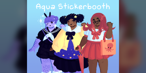 Cover image for Aqua Stickerbooth
