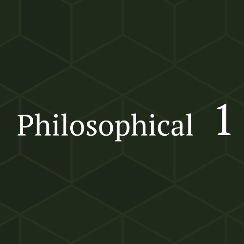 Cover image for Philosophical 1