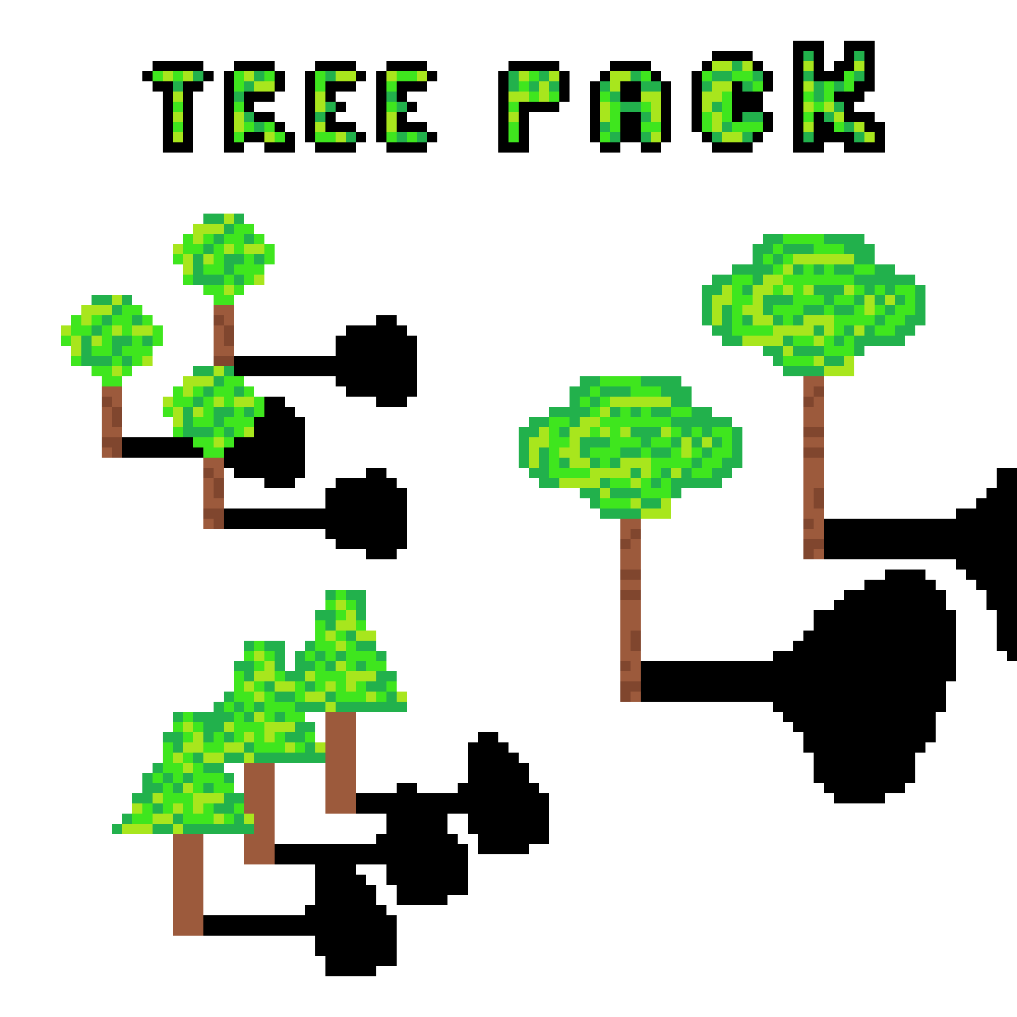 Tree Pack(Three kinds of trees)