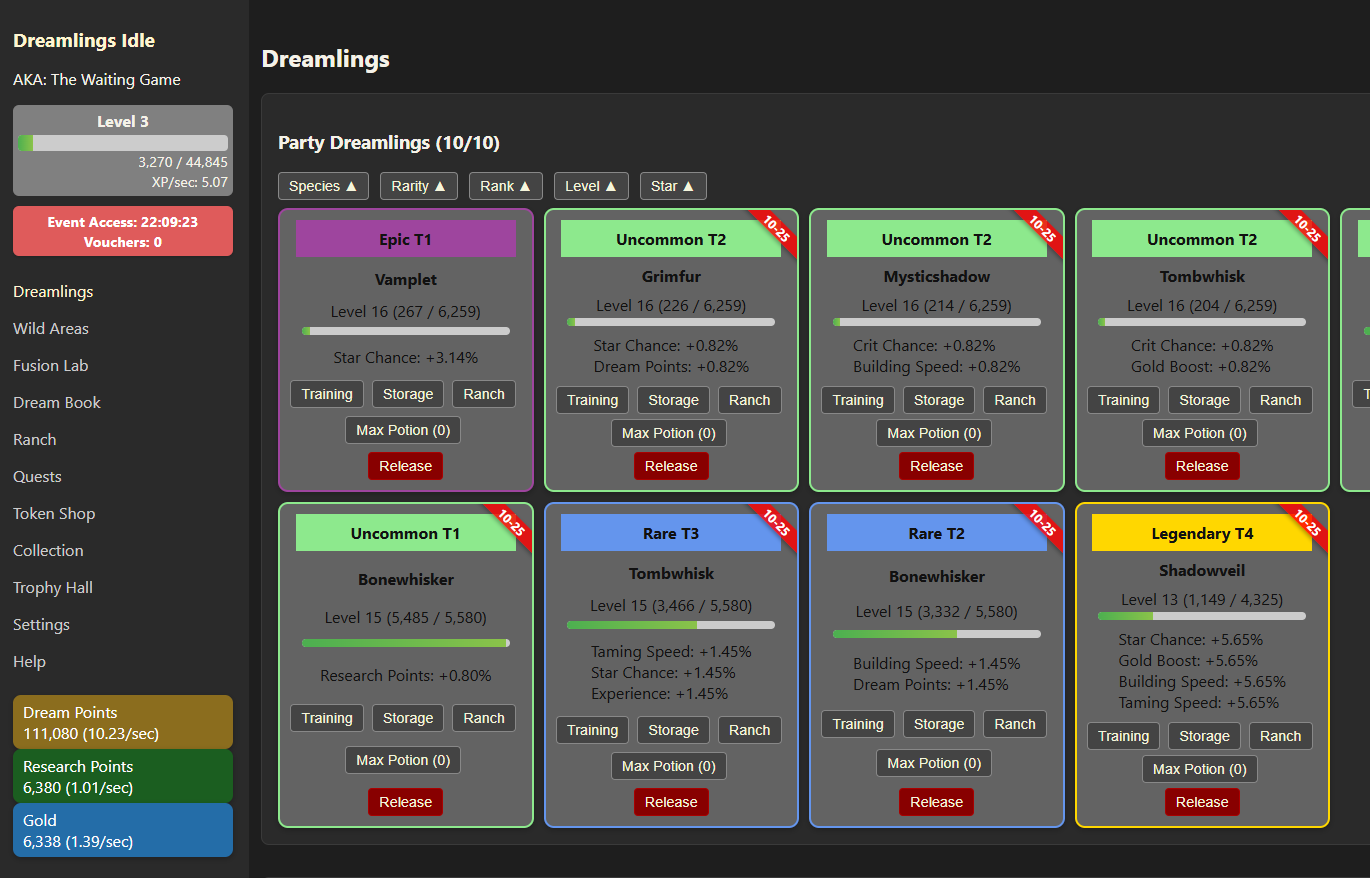 Dreamlings Idle