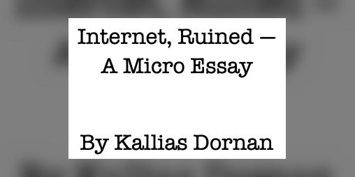 Cover image for Internet, Ruined