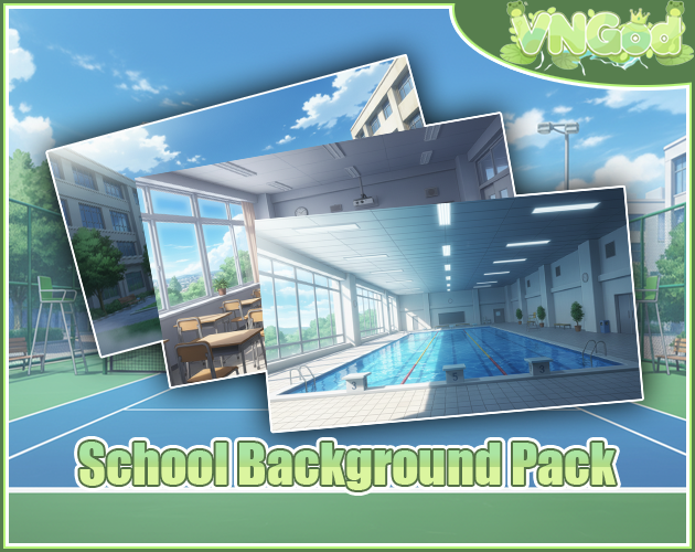 Visual Novel Background Pack - School