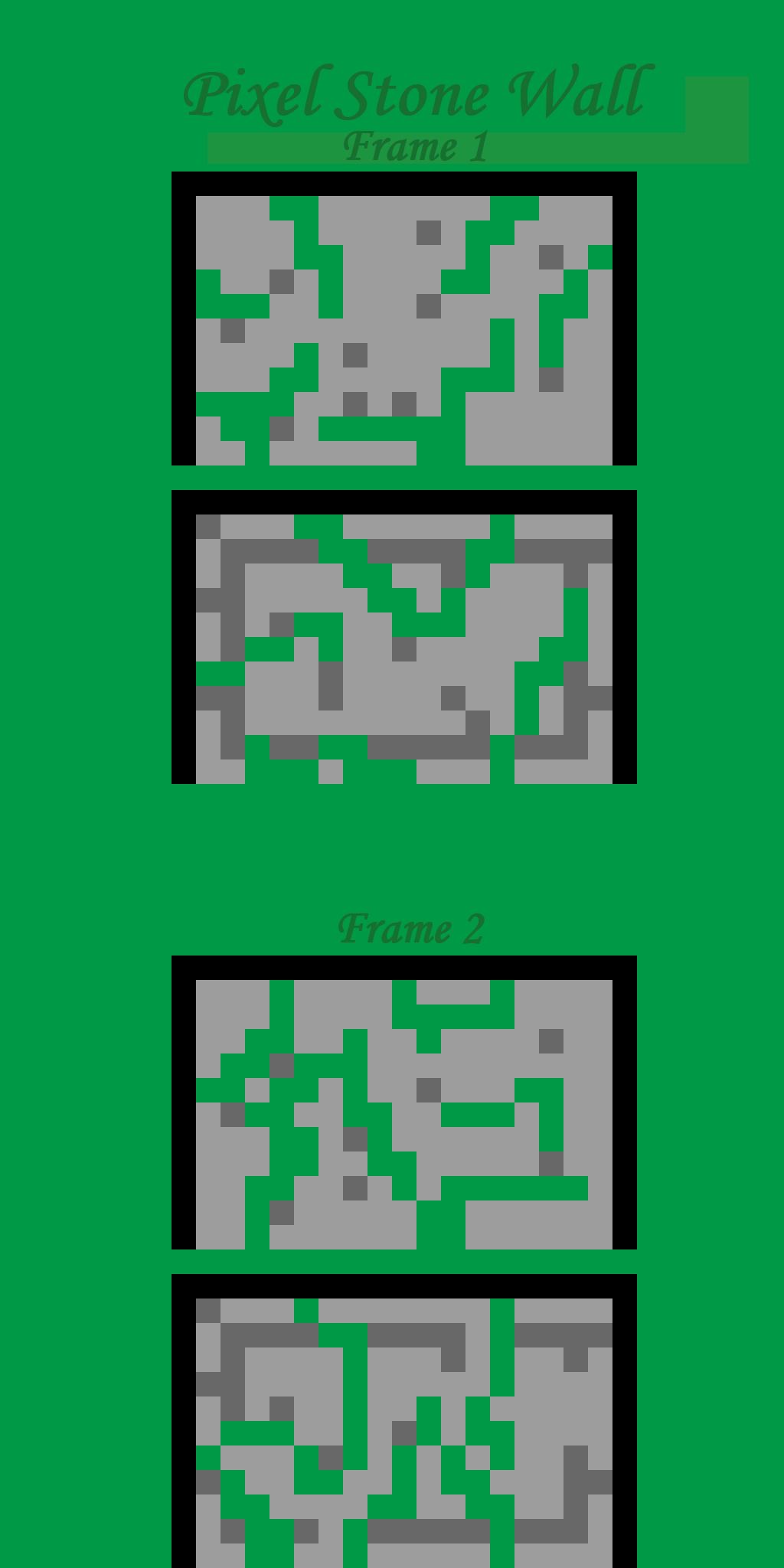 Free Pixel Stone Wall(2 kinds of wall)