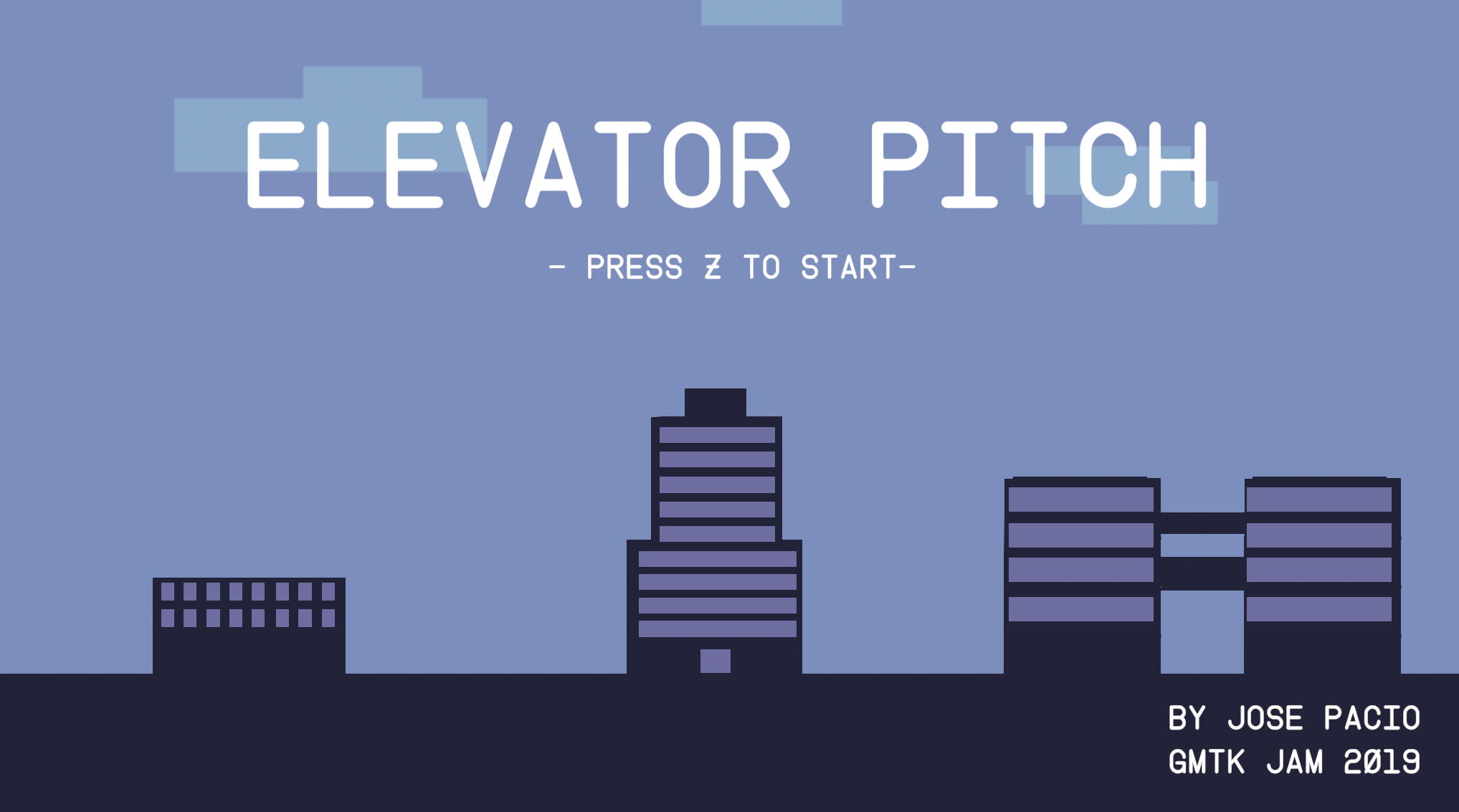 Elevator Pitch by joespacio for GMTK Game Jam 2019 - itch.io