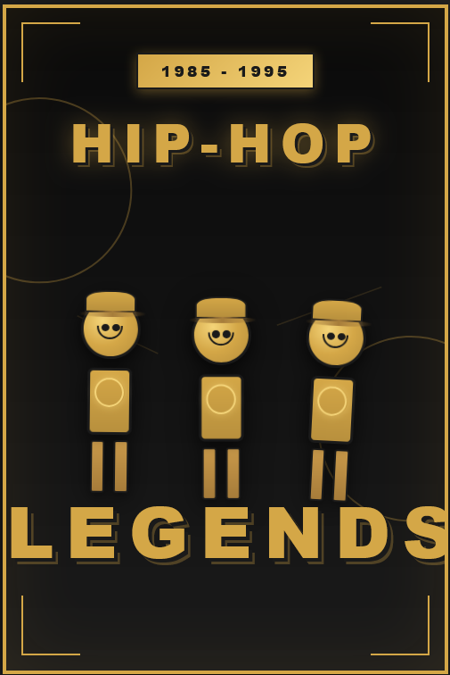 Golden Rapper Text Introducing Golden Era Hip-Hop Animated Posters - Now Available ...