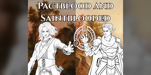 Cover image for Pactblood and Saintblooded