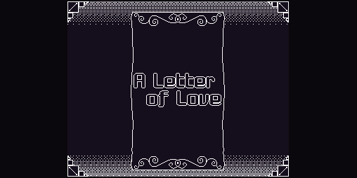 Cover image for A letter of love