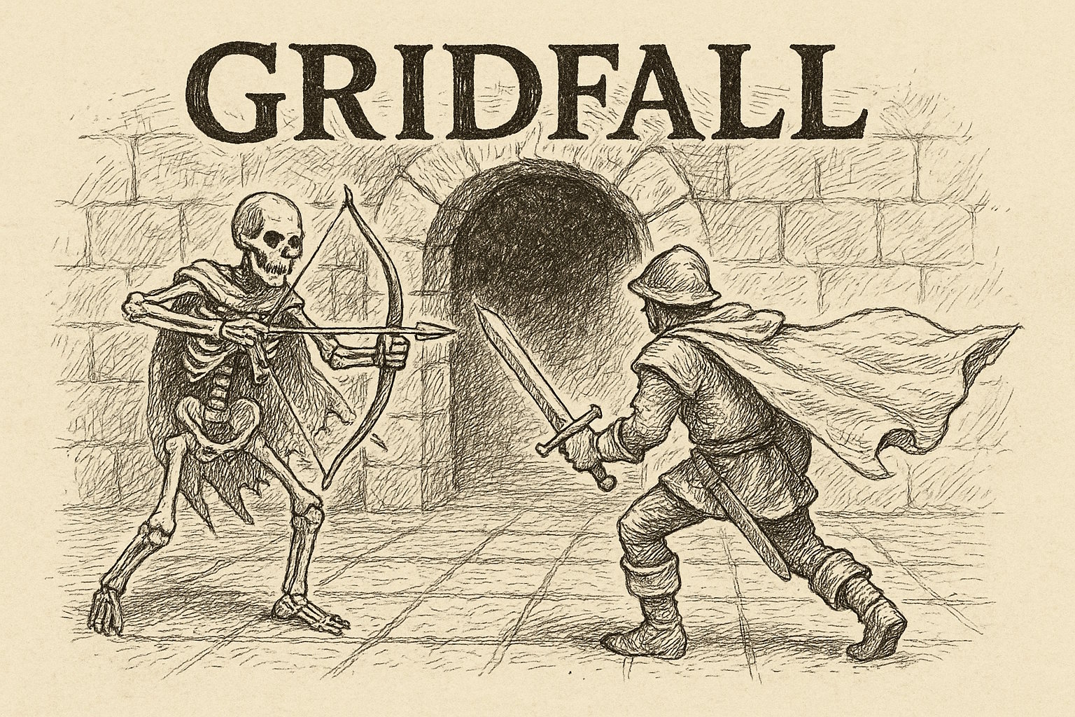Gridfall: A Proto-Roguelike