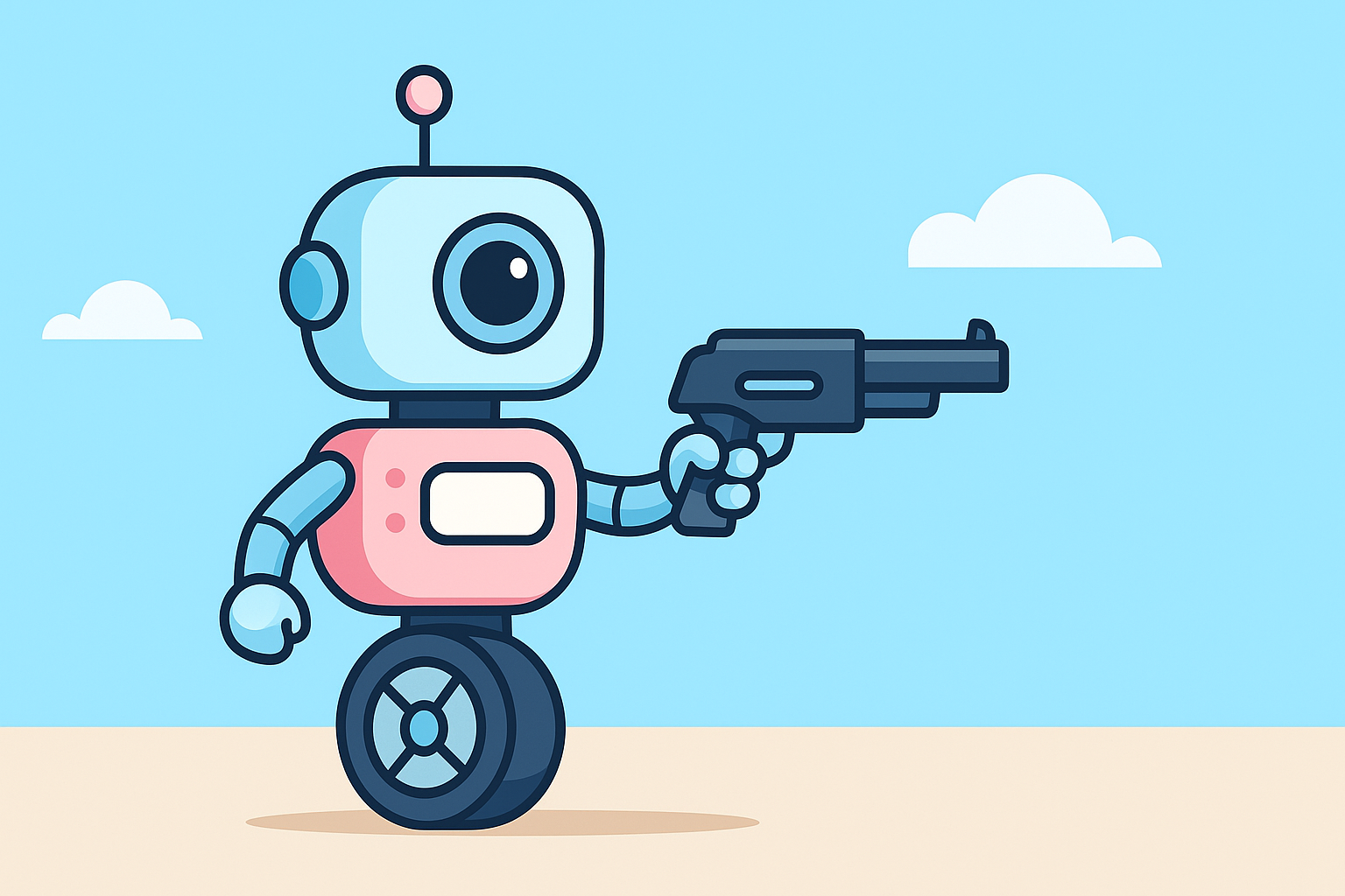 Bot Getting Boxed Box And Bot by Enes Bozdemir