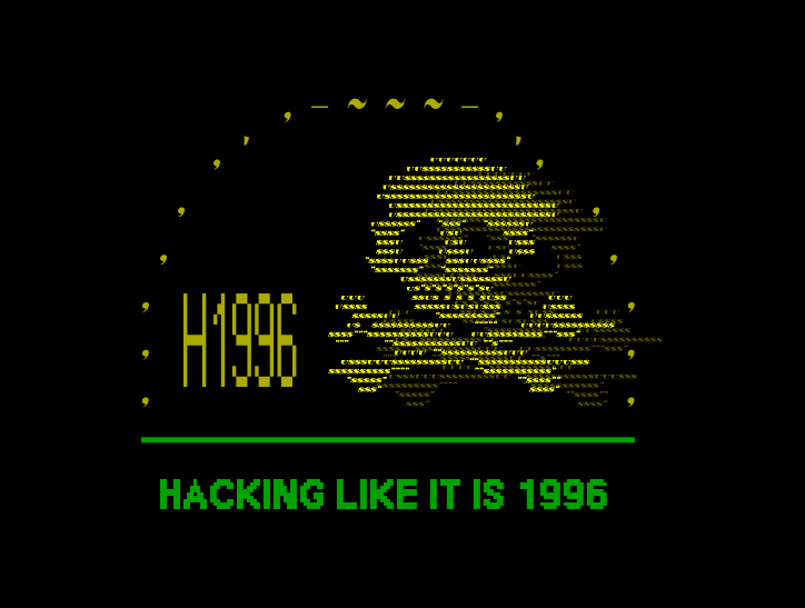 Hacking like it's 1996