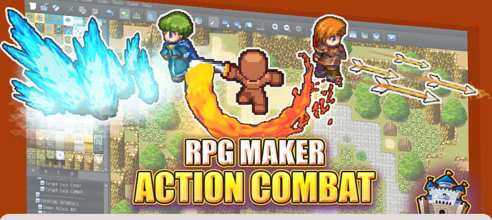 RPG Maker Action Combat - RPG Maker MZ Plugin