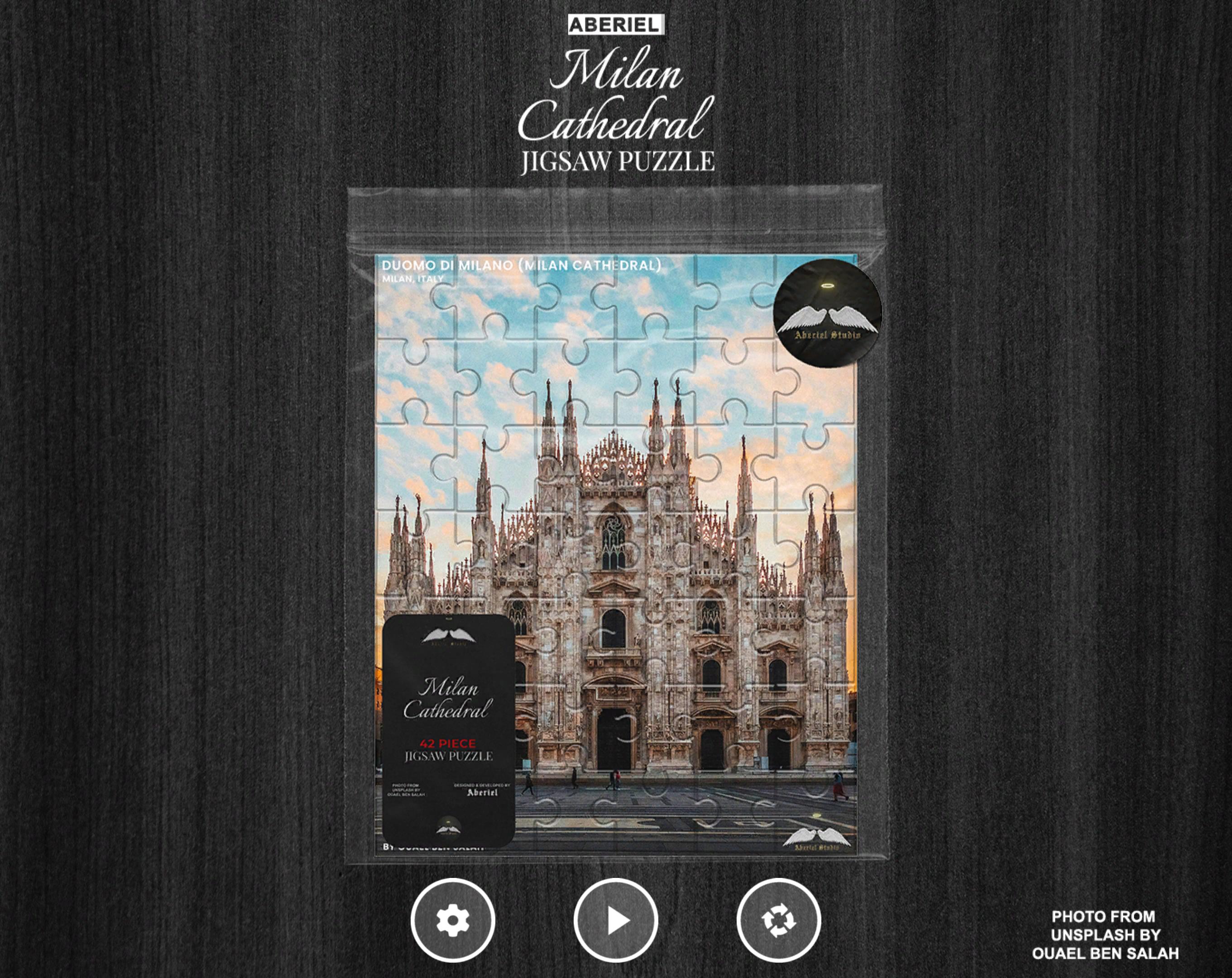 Aberiel Milan Cathedral Jigsaw Puzzle