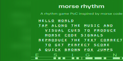 Cover image for morse rhythm