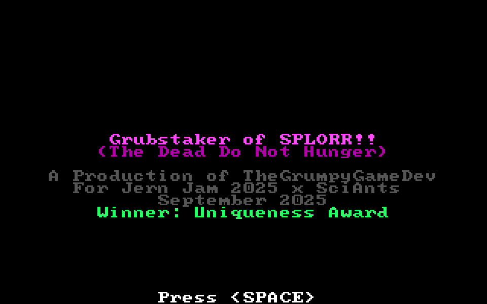 Cover image for Grubstaker of SPLORR!!