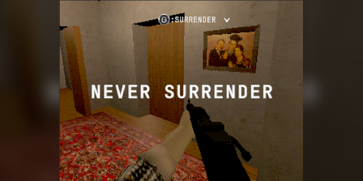 Cover image for NEVER SURRENDER - Team Gear