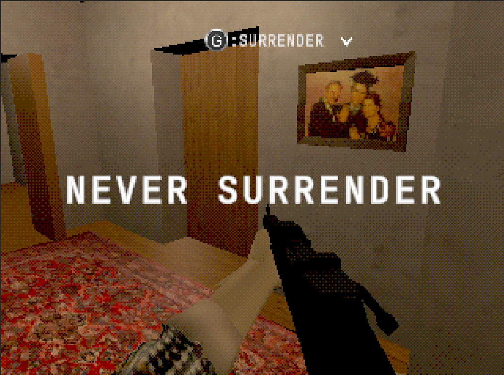 Never Surrender — Team Gear cover art (itch.io)