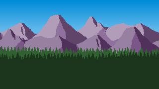 Parallax Mountain Background
