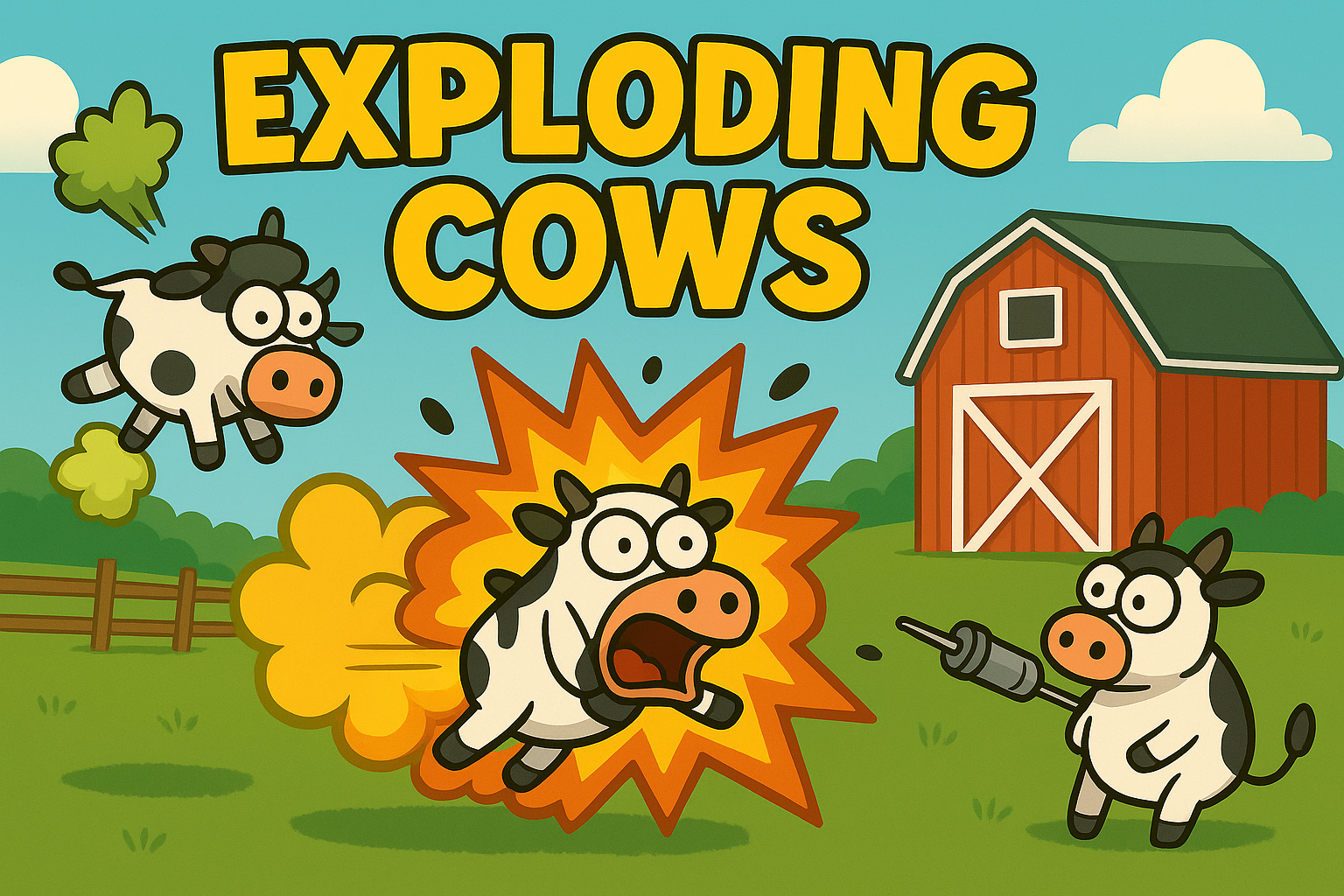 exploding cows by dorkane