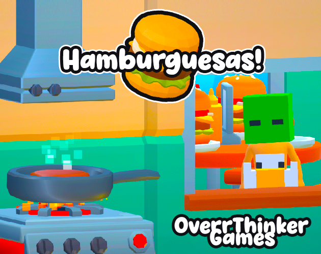 Cover image for Hamburguesas!