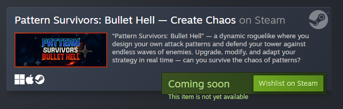 Pattern Survivors: Bullet Hell