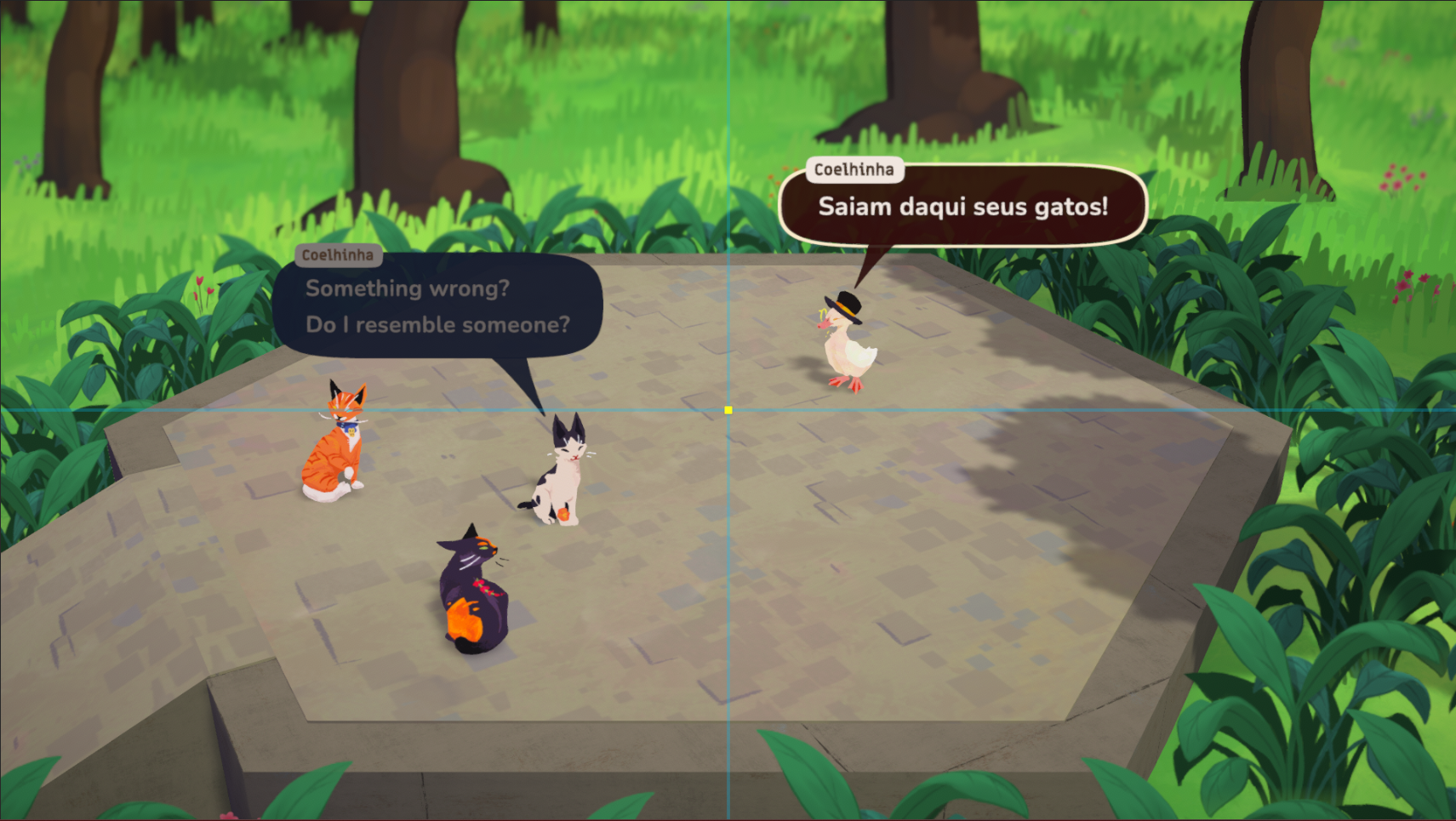 Cena Diagonal - Exemplo